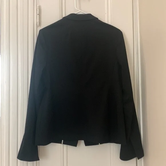 Banana Republic Lim Ponte Scho Black Stretch Blazer - Picture 2 of 4